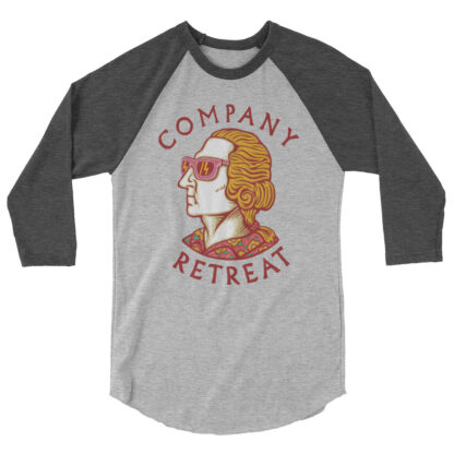 Company Retreat - Party George - 3/4 sleeve Raglan Shirt - 2 Color Options - Image 2