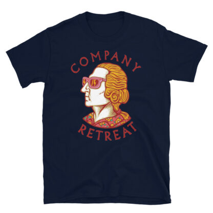 Company Retreat - Party George - Unisex T-Shirt - 5 Color Options - Image 4