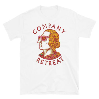 Company Retreat - Party George - Unisex T-Shirt - 5 Color Options - Image 2