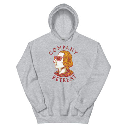 Company Retreat - Party George - Unisex Pull-Over Hoodie - 5 Color Options - Image 3