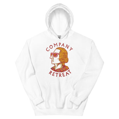 Company Retreat - Party George - Unisex Pull-Over Hoodie - 5 Color Options - Image 4