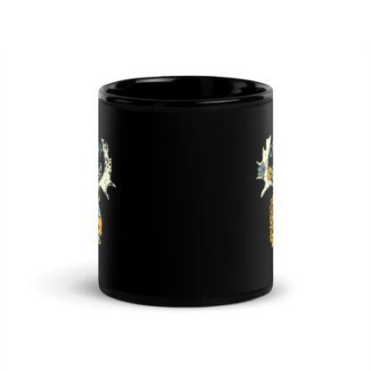 Company Retreat – Tropical Moose – 11oz Mug – Glossy Black - Image 3