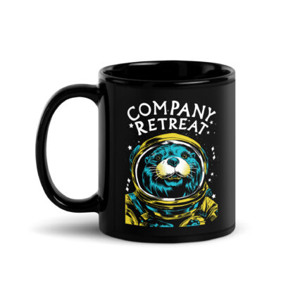 Company Retreat – Cosmonotter – 11oz Mug – Glossy Black - Image 2