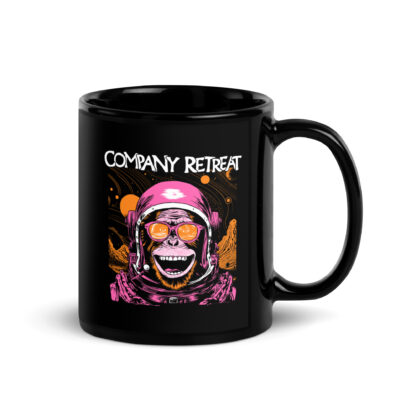 Company Retreat – Space Ape – 11oz Mug – Glossy Black