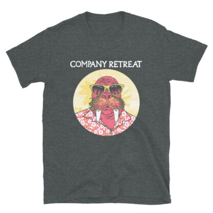 Company Retreat – Beached Walrus – Unisex T-Shirt – 2 Color Options - Image 2