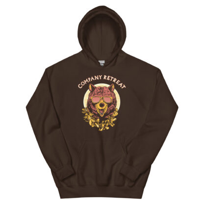 Company Retreat – Tropical Grizzly – Unisex Pull-Over Hoodie – 5 Color Options - Image 3