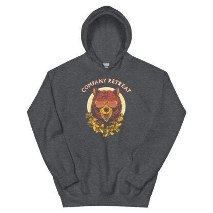 Company Retreat – Tropical Grizzly – Unisex Pull-Over Hoodie – 5 Color Options - Image 4