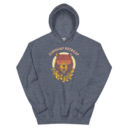 Company Retreat – Tropical Grizzly – Unisex Pull-Over Hoodie – 5 Color Options - Image 5