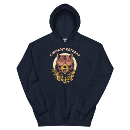 Company Retreat – Tropical Grizzly – Unisex Pull-Over Hoodie – 5 Color Options - Image 2